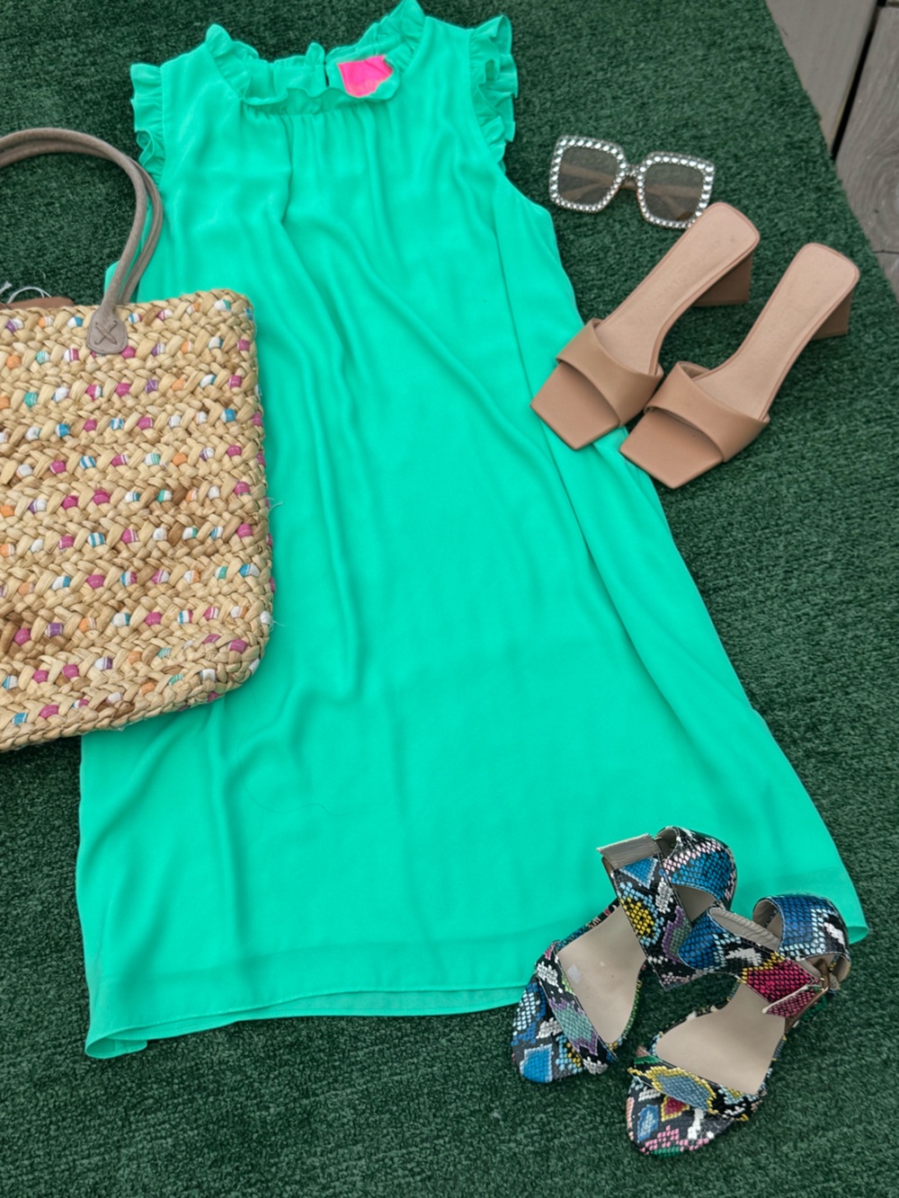 Lilly Pulitzer Talisa Ruffled Collared Shift Dress